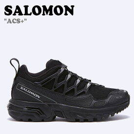 サロモン スニーカー SALOMON メンズ レディース ACS+ BLACK ブラック SILVER シルバー L47236600 シューズ