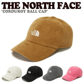 ノースフェイス キャップ THE NORTH FACE メンズ レディース CORDUROY BALL CAP コーデュロイ ボールキャップ BLACK ブラック CREAM クリーム CAMEL キャメル GRAY グレー PINK ピンク NE3CP50J/K/L/M/N ACC【中古】未使用品