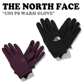 ノースフェイス 手袋 THE NORTH FACE メンズ レディース UNI PS WARM GLOVE ユニ パワー ストレッチ ウォーム グローブ BLACK ブラック VIOLET バイオレット てぶくろ 手ぶくろ カジュアル NJ3GN54A/B ACC【中古】未使用品