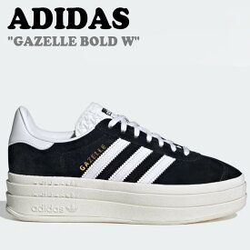 アディダス スニーカー adidas メンズ レディース GAZELLE BOLD W ガゼル ボールド Core Black コア ブラック Cloud White クラウド ホワイト Core White ホワイト HQ6912 シューズ【中古】未使用品