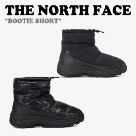 ノースフェイス ブーツ THE NORTH FACE メンズ レディース BOOTIE SHORT ブーティー ショート BLACK ブラック REAL BLACK リアルブラック NS99P54J/K シューズ【中古】未使用品