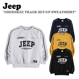 ジープ トレーナー Jeep 男の子 女の子 CHEROKEE TRACK SET-UP SWEATSHIRT チェロキー トラック セットアップスウェットシャツ BLACK ブラック MELANGE WHITE メランジホワイト NAVY ネイビー YELLOW イエロー KP5TSU803BK/MW/NA/YE ウェア