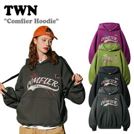 TWN パーカー ティーダブリュエヌ 正規販売店 メンズ レディース Comfier Hoodie コンピア フーディー DARK GRAY ダークグレー BLACK ブラック OLIVE オリーブ PURPLE パープル JYHD3545 ウェア