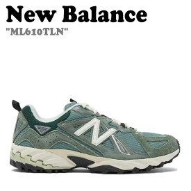 ニューバランス スニーカー New Balance メンズ レディース ML610TLN Dワイズ GREEN グリーン BEIGE ベージュ NBPDES150T シューズ【中古】未使用品