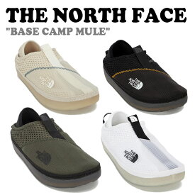 ノースフェイス サンダル THE NORTH FACE メンズ レディース BASE CAMP MULE ベース キャンプ ミュール SAND サンド BLACK ブラック TAUPE トープ WHITE ホワイト 外履き 会社用 事務所用 オフィス用 WHITE LABEL ホワイトラベル NS93Q11J/K/L/M シューズ 【中古】未使用品