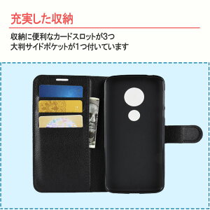 MotoE5ケースカバー手帳型カラフルPUレザー耐衝撃スタンドダイアリー