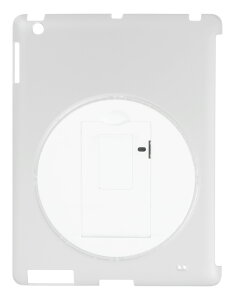 �O���[���n�E�X iPad2/3�p ��]���X�^���h�P�[�X �N���A GH-CA-IPADRC