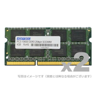 �y����E�����z���s�z�y����s�zADTEC DOS/V�pDDR3-1333 SO-DIMM 4GBx2�� ���i�^�ԁFADS10600N-4GW