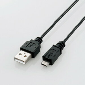 �y����s�z�y�G���R���z�yELECOM�z�ɍ�Micro-USB(A�|MicroB)�P�[�u��[�u���b�N] ���i�^�ԁFU2C-AMBX20BK