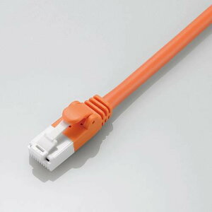 �y����s�z�G���R�� EU RoHS�w�ߏ��� CAT6�Ή� �ܐ܂�h�~ LAN�P�[�u�� 5m/�ȈՃp�b�P�[�W�d�l(�I�����W) LD-GPT/DR5/RS