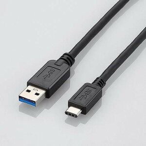 �y����s�z�G���R�� USB3.1�P�[�u��/A-C�^�C�v/�m�[�}��/1m/�u���b�N USB3-AC10BK