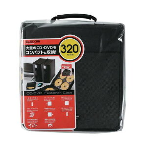 �y����s�z�G���R�� CD/DVD�P�[�X�@�t�@�X�i�[�t�@320�����[�p�@�u���b�N CCD-SS320BK