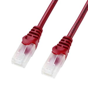 �y����s�z�T�����T�v���C �c���܂�h�~CAT5eLAN�P�[�u���i10m�E���b�h�j LA-Y5TS-10R