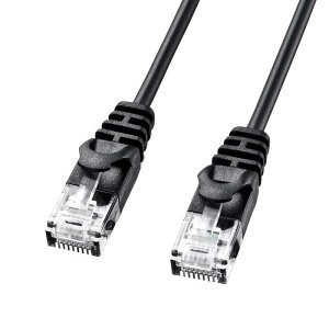 �y����s�z�y�T�����T�v���C SANWA SUPPLY�z�J�e�S��6�ɍׁyLAN�P�[�u���z(5m�E�u���b�N) ���i�^�ԁFLA-SL6-05BK