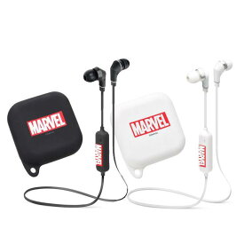 イヤホン Bluetoothイヤホン ブルートゥース ステレオイヤホン Bluetooth 4.1搭載 ワイヤレス ステレオ イヤホン MARVEL ロゴ シリコンポーチ付き ワイヤレス接続 通話 再生 PGA PG-BTE1SD0*