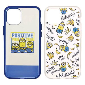 iPhone12mini �Ή� iPhone 12 mini 5.4�C���` �P�[�X �J�o�[ IIIIfit Clear �C�[�t�B�b�g�N���A �����O���[ �~�j�I���Y MINIONS �n�C�u���b�h�P�[�X iPhone�P�[�X