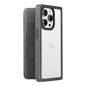 iPhone 14 Pro P[X Jo[ y wʃNAtbvP[X ubN Amake  J[h[ LEPLUS NEXT LN-IP22AMEBK