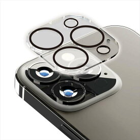 iPhone 14 Pro Phone 14 Pro Max 用 カメラフルプロテクター クリア レンズ一体型 カメラレンズ保護 フルプロテクター レンズ カメラ保護 PGA PG-22SCLG01CL