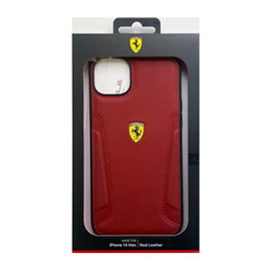 iPhone14 Plus P[X Jo[ FERRARI tF[ {v wʃP[X bh RED obNP[X LEATHER CASE GA[WFC FEHCP14MRBUR
