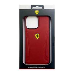 iPhone14 Pro Max �P�[�X �J�o�[ FERRARI �t�F���[�� �{�v �w�ʃP�[�X ���b�h RED �o�b�N�P�[�X LEATHER CASE �G�A�[�W�F�C FEHCP14XRBUR
