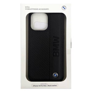 iPhone14 ProMax �P�[�X �J�o�[ BMW �{�v �w�ʃP�[�X �u���b�N �� �o�b�N�P�[�X TEXTURED AND BIG LOGO STRIPE �G�A�[�W�F�C BMHCP14X22RDPK