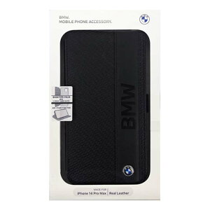 iPhone14 ProMax P[X Jo[ BMW {v 蒠^P[X ubN  ubN^Cv TEXTURED AND BIG LOGO STRIPE GA[WFC BMBKP14X22RDPK