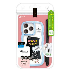 iPhone 14 Pro Ή 6.1C` P[X Jo[ ϏՌ EF[utBbg wʃP[X u[ pXeJ[ wʃNA 킢 GA[WFC AC-P22P-WA BL