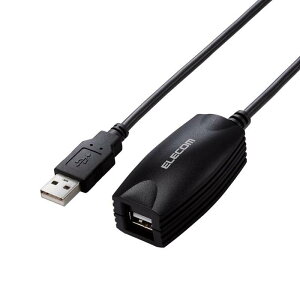 yszUSBP[u R[h 5m USB 2.0 ( USB-A IX - USB-A X ) ő20m܂Őڑ ubN GR USB2-EXC50
