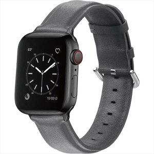 Apple Watch 41/40/38mm�Ή� ���U�[�o���h �O���[ �A�b�v���E�H�b�` �x���g �o���h PU���U�[ ������� �V���v�� ���������肠 GRK-WS11GR