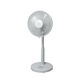 扇風機 リビング扇 リビング扇風機 DCモーター搭載 収納式リモコン 30cm5枚羽根 風量6段階切替 首振り テクノス KI-327DC