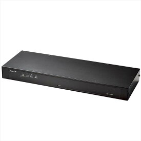 【沖縄・離島配送不可】【代引不可】切替器 パソコン切替器 KVM VGA・4ポート・ラック式 エレコム KVM-RVUSN4