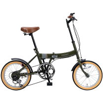 楽天市場】折りたたみ 自転車 16インチ 6段変速ギア（折りたたみ自転車 