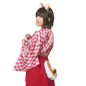 けもみみしっぽセット 柴犬 耳とシッポのセット 犬 ドッグ Dog コスプレ 仮装 変装 かわいい 人気 クリアストーン 4560320908463