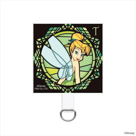 ディズニー ステンドグラス調 ストラップホルダー ティンカー・ベル Disney Tinker Bell 挟むだけ ストラップホール Premium Style PG-DSTHLD14TNK