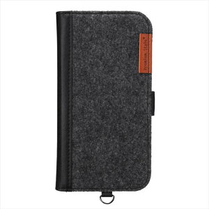 iPhone16 iPhone 16 �Ή� 6.1�C���` �t���b�v�J�o�[ �t�F���g �u���b�N �P�[�X �J�o�[ iPhone�P�[�X �t�F���g�f�� PGA PG-24AFP07BK