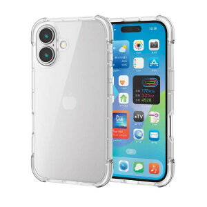 �y����s�ziPhone16 iPhone 16 �Ή� 6.1�C���` MUBRAIN �n�C�u���b�h�P�[�X �G�A�o�b�O �N���Ax�N���A �P�[�X �J�o�[ iPhone�P�[�X �G���R�� PM-A24AHVAIRCR