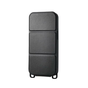 �y����s�z�G���R�� iPhone 16e �P�[�X ���U�[ �c�J�� �V�����_�[�X�g���b�v�z�[���t �u���b�N �G���R�� PM-A25SPLFYTBK