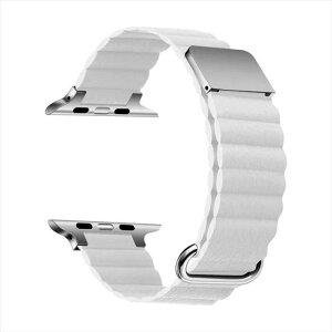 Apple Watch �}�O�l�b�g�o���h 41/40/38mm�Ή� �z���C�g �����p �x���g �t���ւ� �A���[�� GRK-WS14WH