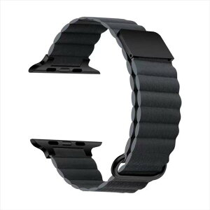 Apple Watch �}�O�l�b�g�o���h 41/40/38mm�Ή� �O���[ �����p �x���g �t���ւ� �A���[�� GRK-WS14GY