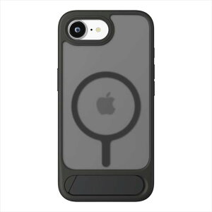 iPhone 16e MagSafe�Ή� �P�[�X �J�o�[ �X�^���h�t �n�C�u���b�h�P�[�X �}�b�g�u���b�N 6.1inch 1��J�����p PGA PG-25KMH09BK