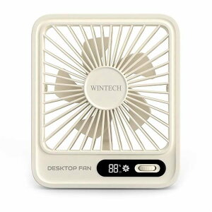 ポータブルデスクトップファン 扇風機 コンパクト ポータブル WINTECH DF-253SQ