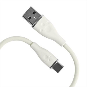 �V���R���P�[�u�� Type A to C 1m �z���C�g �\�t�g�P�[�u�� �A���[�� ALG-SCAC01WH