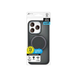 iPhone16 Pro�p MagSafe�[�d�Ή� �X�^���h�����O�t�w�ʃP�[�X SL �G�A�[�W�F�C AC-P24P-MRS GY