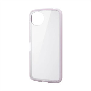【代引不可】エレコム AQUOS wish5 ケース ハイブリッド 衝撃吸収 軽量 薄型 ラベンダー エレコム PM-S251TSLFCPU
