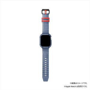Apple Watch 45/44mm SAIDO DARK BLUE アップルウォッチ ケースとストラップの2in1 SKINARMA WS-SAIDODBLE45