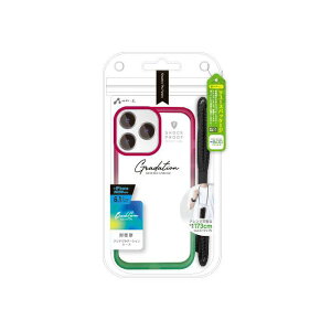iPhone14 Pro�p �ϏՌ� �O���f�[�V�����w�ʃP�[�X �G�A�[�W�F�C AC-P22P-NC 6