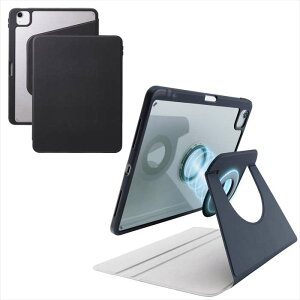 �y����s�ziPadAir 11�C���`�iM3�^M2�j�^�t���b�v�P�[�X�^360�x��]�^�}�O�l�b�g���E�^�w�ʃN���A�^�O���[ �G���R�� TB-A25MMG360BK