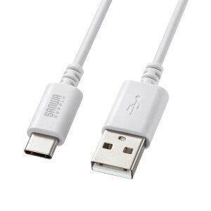 �y����s�zUSB 2.0 Type-C�P�[�u���iC-A�E1.5m�E�z���C�g�j KU-CA15W �T�����T�v���C KU-CA15W