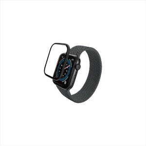 yszAbvEHb` KX tB y Apple Watch SE 2 / SE / Series 6 44mm Ή z Sʕی \ʍdx10H  t[t wh~ ubN GR AW-23DFLGFALBK