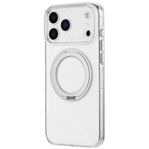 iPhone 17 Pro Max 360�x��]�X�^���h�t���������n�[�h�P�[�X �uMASTER CLEAR mag swing�v �N���A/�V���o�[ LEPLUS NEXT LN-IL25MCMSSV